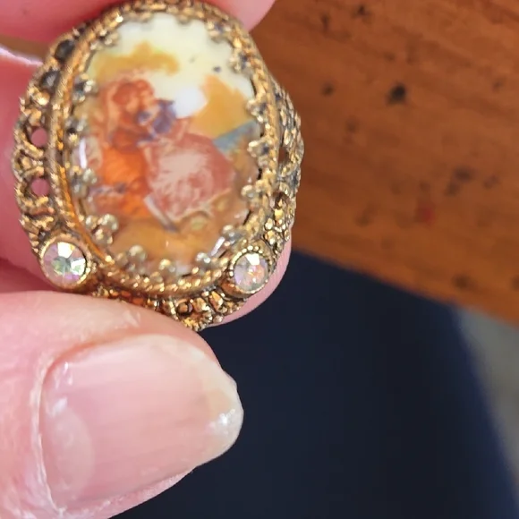 Vintage WEST Germany Coutting Couple Clip Ons - Picture 6 of 8